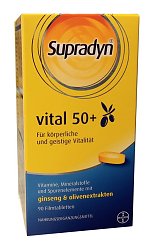 Supradyn<sup>®</sup> VITAL 50+ mit Ginseng und Olivenextrakten Filmtabletten