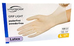 Handschuh Latex unsteril puderfrei Hypo L